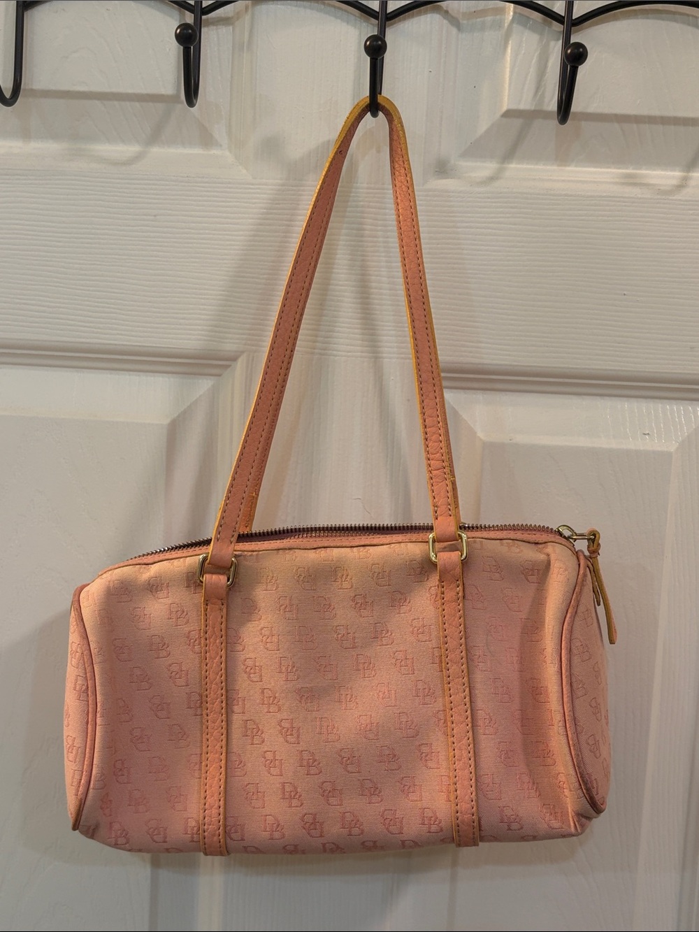 Y2K Dooney & Bourke Vintage Pink Barrel Purse RARE